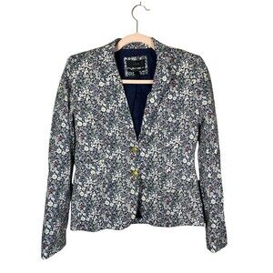 J. Crew Liberty London Women's Blazer‎ June's Meadow Floral Schoolboy Sz 2